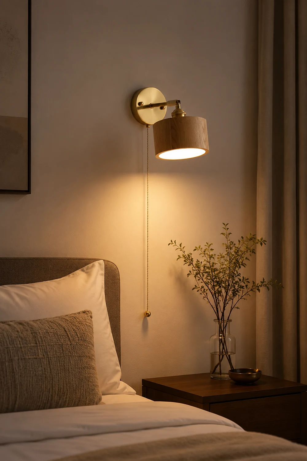 Rotatable Wooden Wall Lamp - Lumpaz