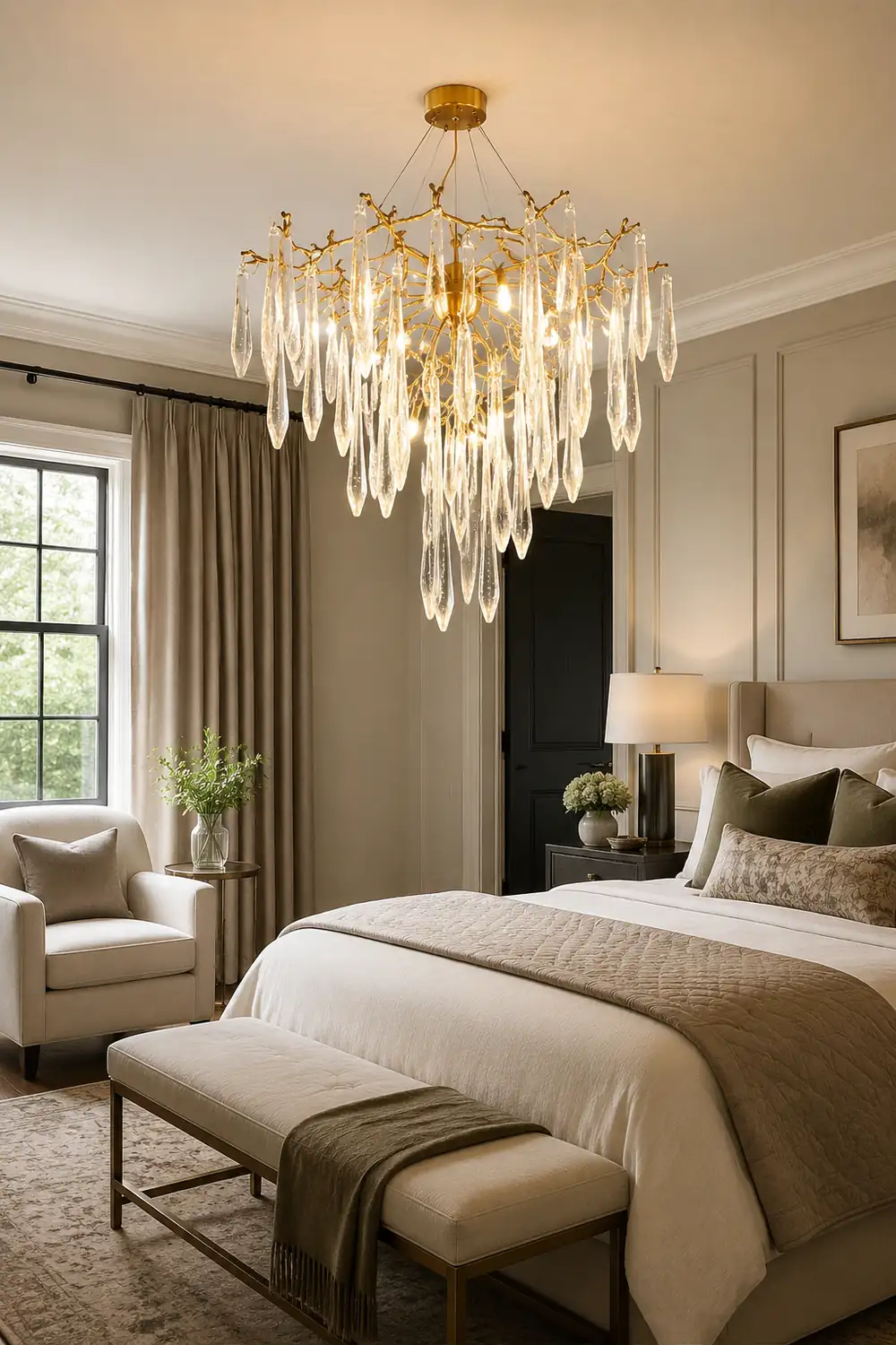 Icicle Crystal Chandelier - Lumpaz