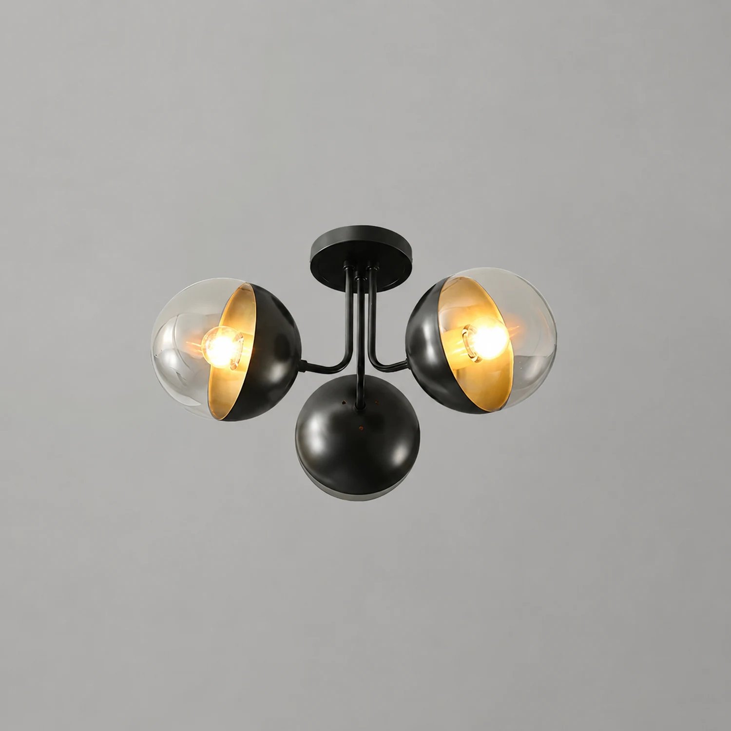Brass Globulars Ceiling Lamp - Lumpaz