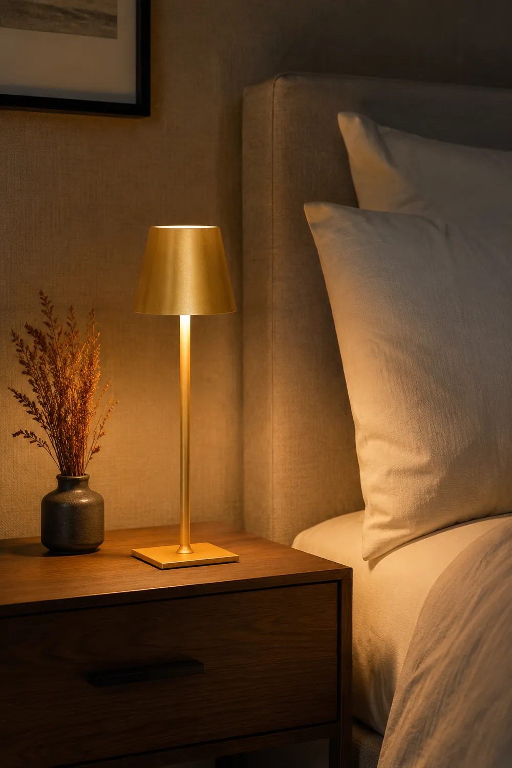 Poldina Built-in Battery Table Lamp - Lumpaz