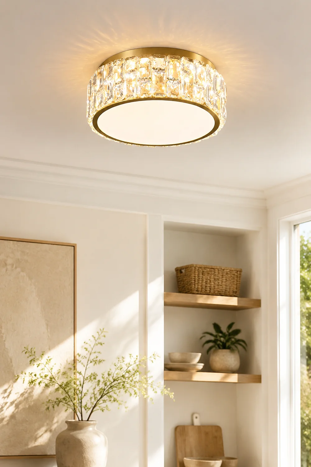Quicksand Crystal Ceiling Lamp - Lumpaz