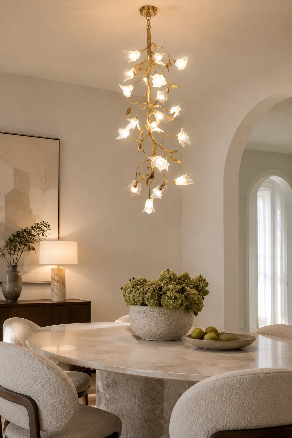 Flower Craftsman Chandelier - Lumpaz