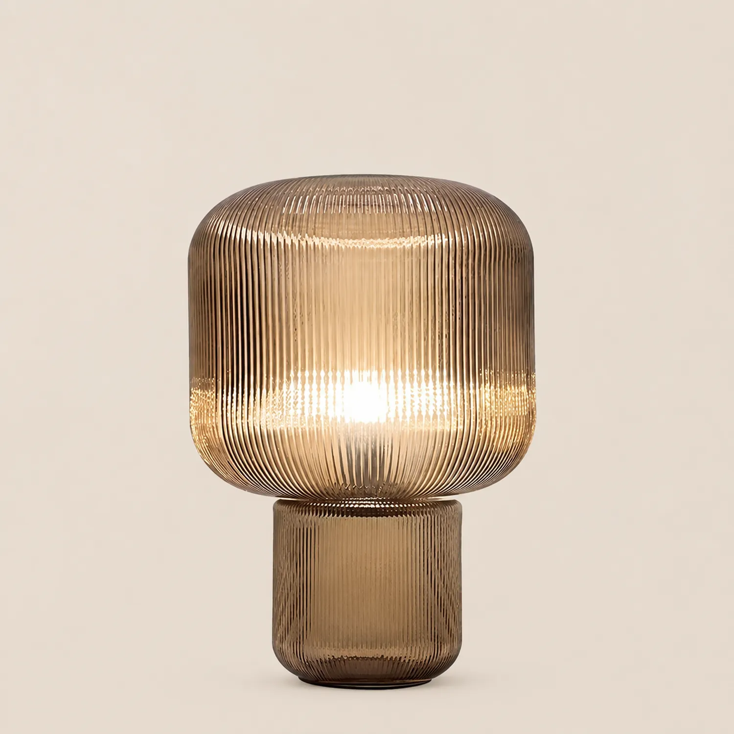 Oval Glass Table Lamp - Lumpaz
