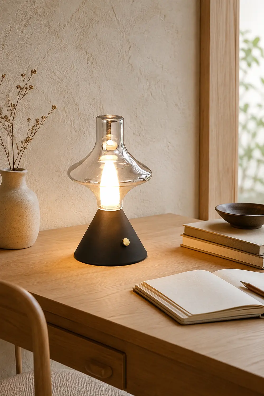 Theater Built-in Battery Table Lamp - Lumpaz
