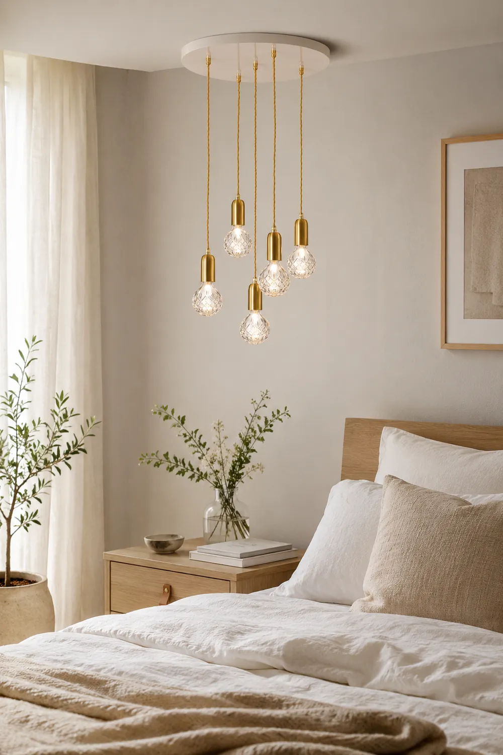 Crystal Bulb Pendant Light - Lumpaz