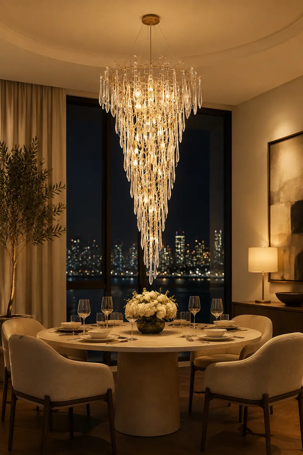 Aqua Parable Chandeliers - Lumpaz