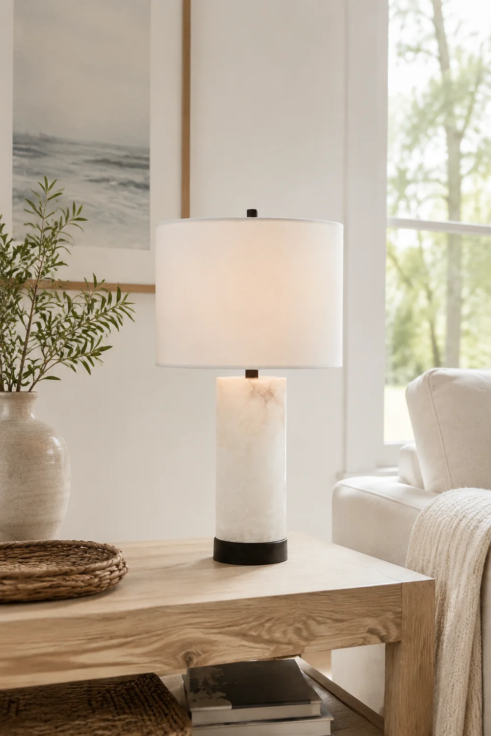 Windham Marble Table Lamp - Lumpaz