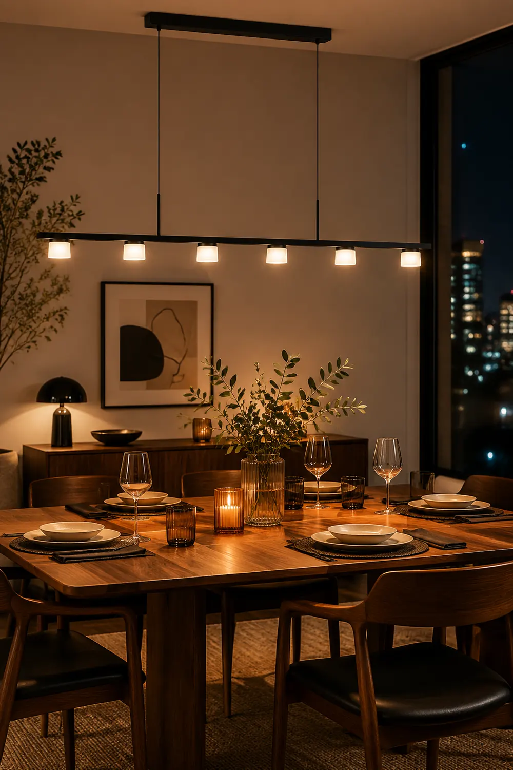 Esfera Linear Chandelier - Lumpaz
