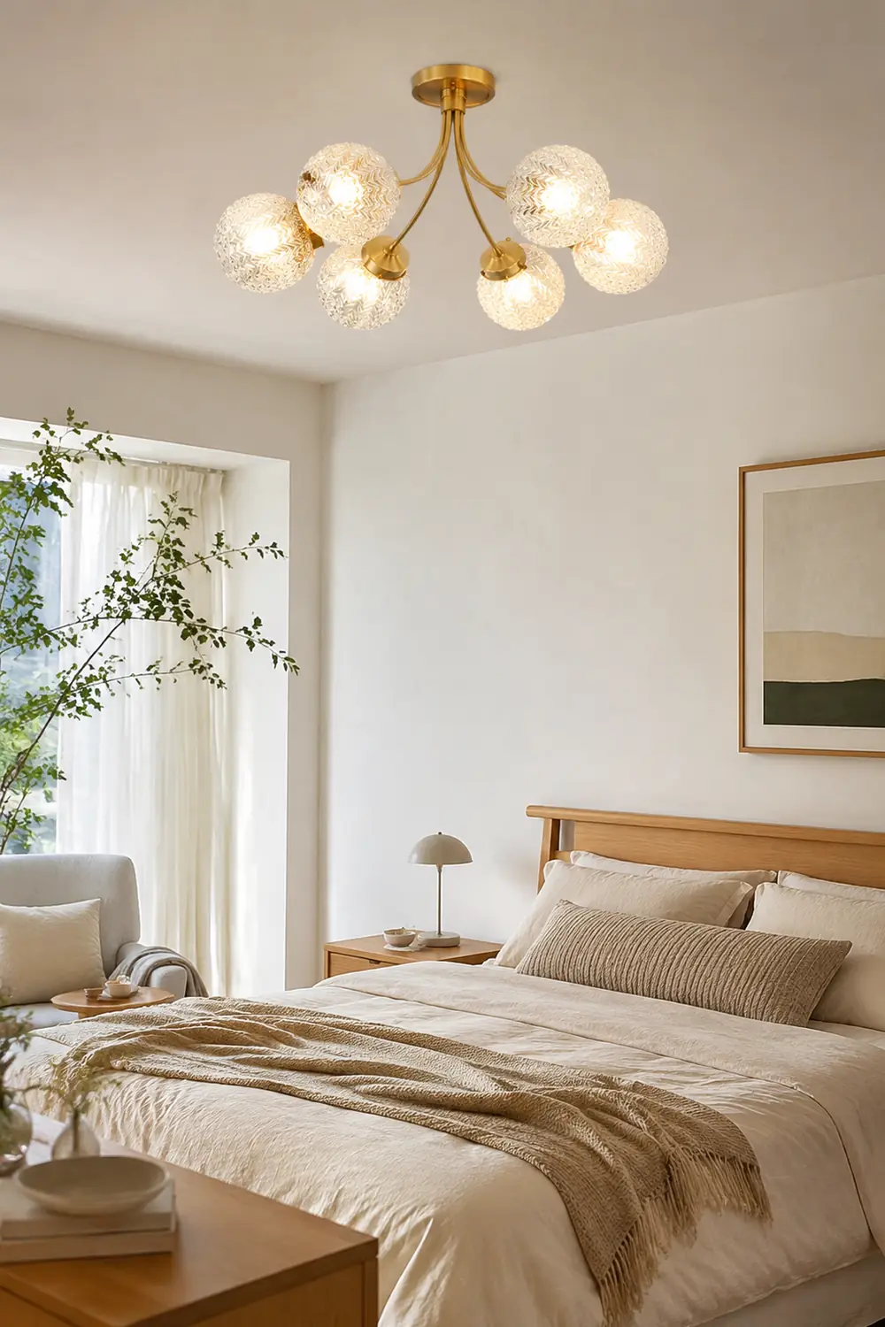 Retro Glass Ceiling Lamp - Lumpaz
