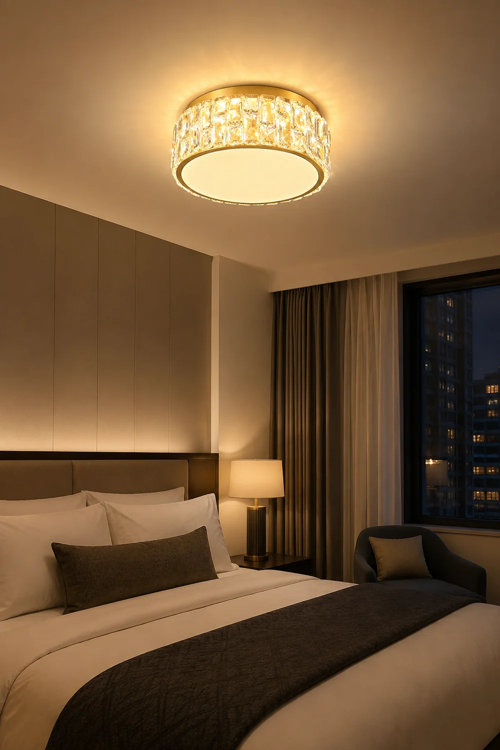 Quicksand Crystal Ceiling Lamp - Lumpaz