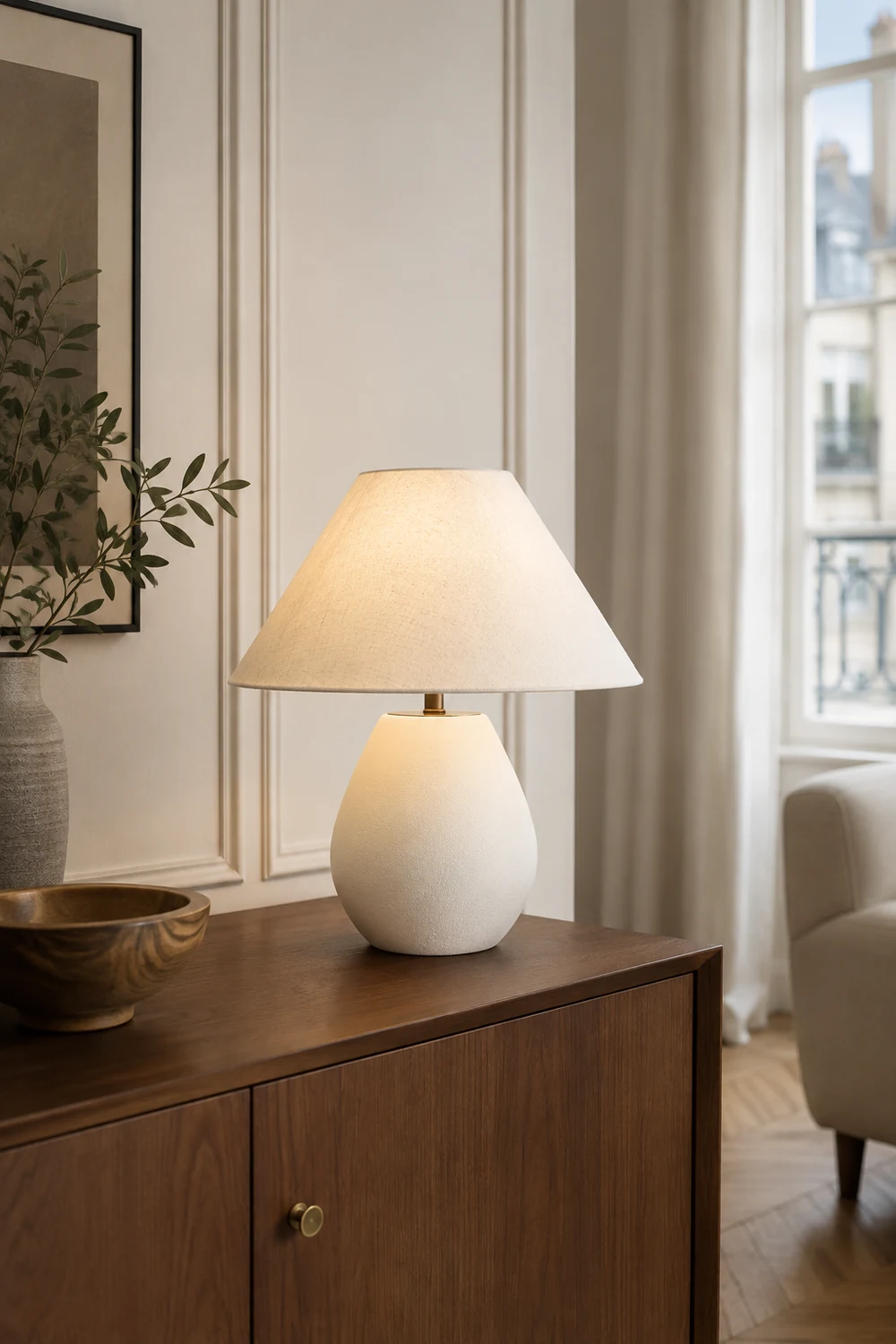 Scatchard Ceramic Table Lamp - Lumpaz