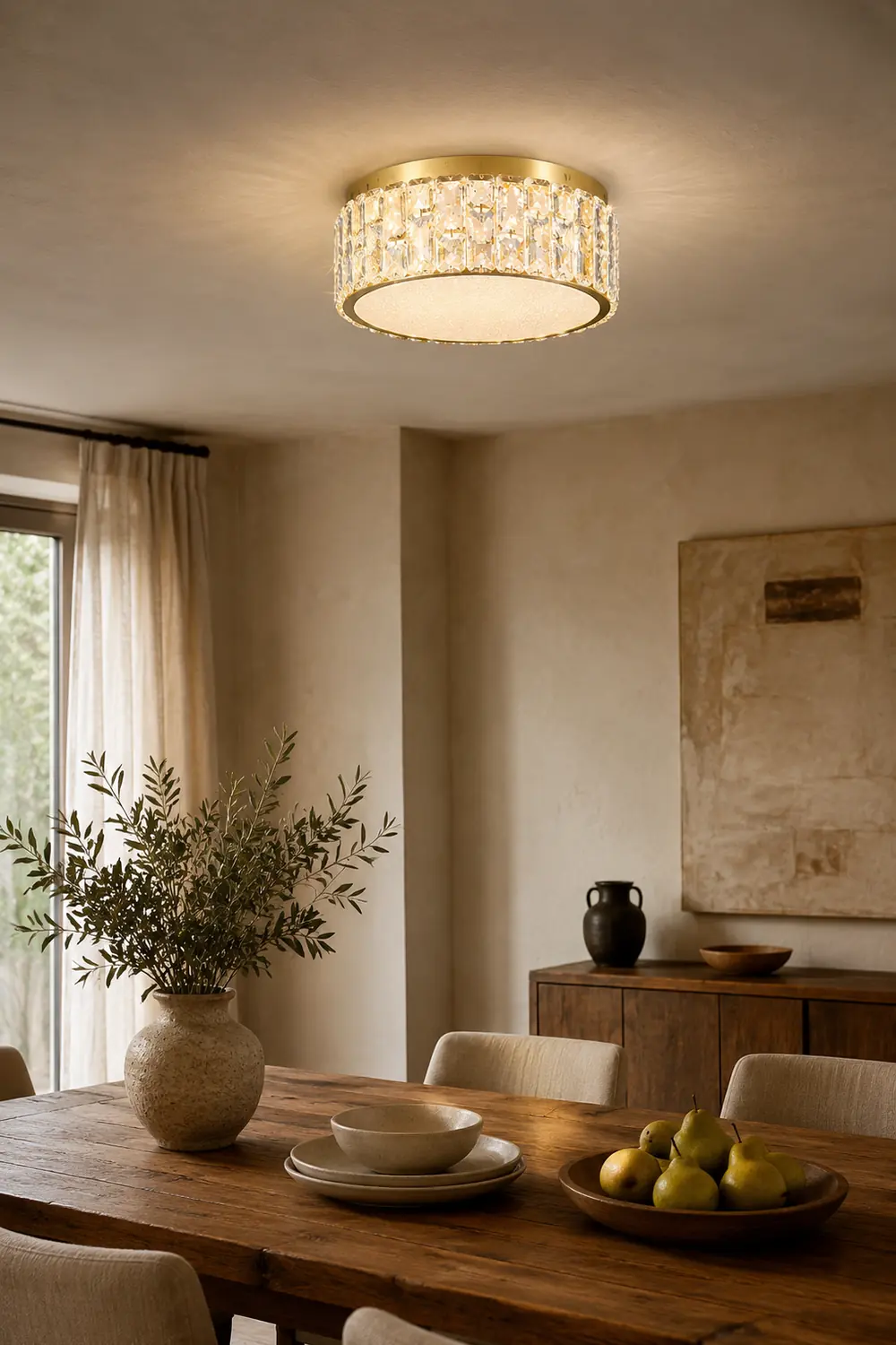 Quicksand Crystal Ceiling Lamp - Lumpaz