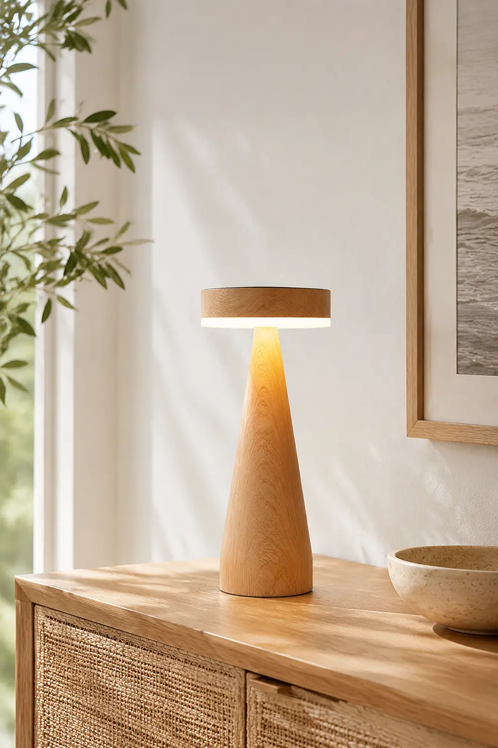 Lighthouse Built-in Battery Table Lamp - Lumpaz