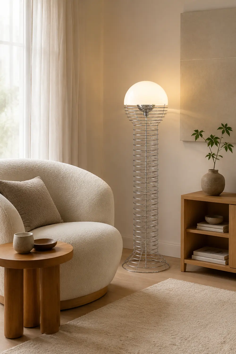 Wire Floor Lamp - Lumpaz