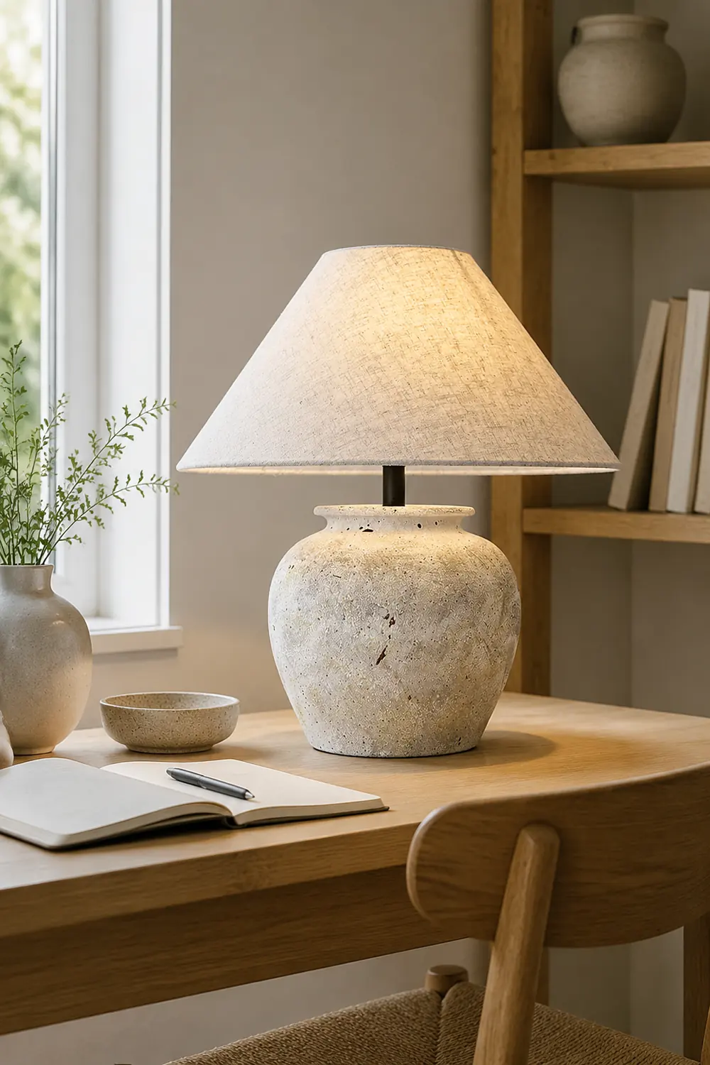 Houa Ceramic Table Lamp - Lumpaz