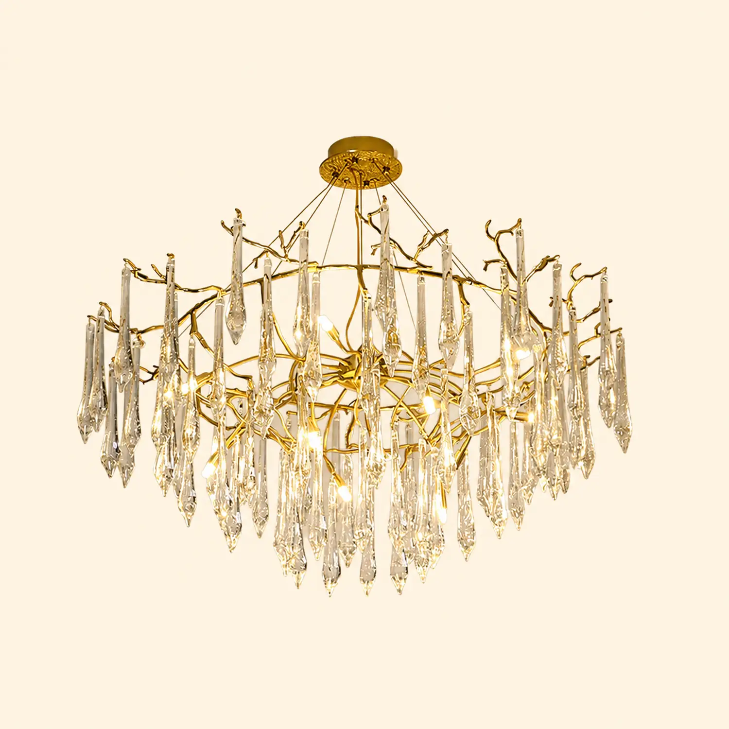 Branchs Brass Chandelier - Lumpaz