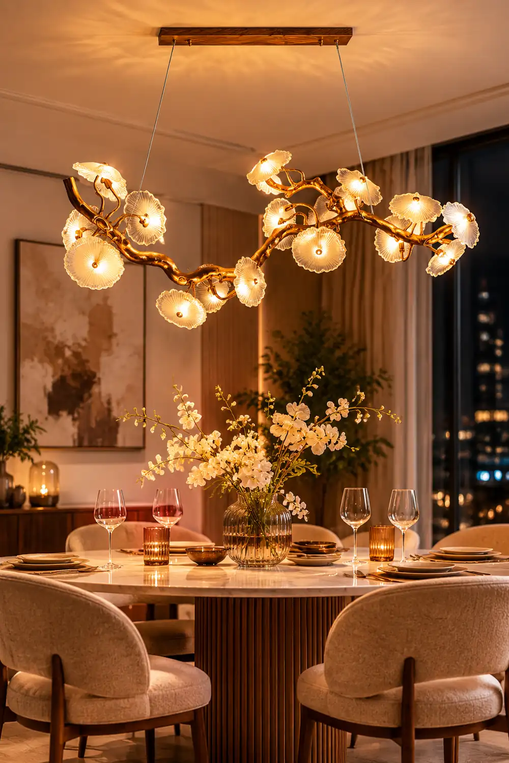 Nenufar Blooming Chandelier - Lumpaz