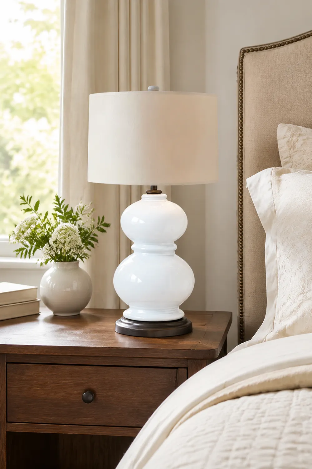 Ceramic Gourd Table Lamp - Lumpaz