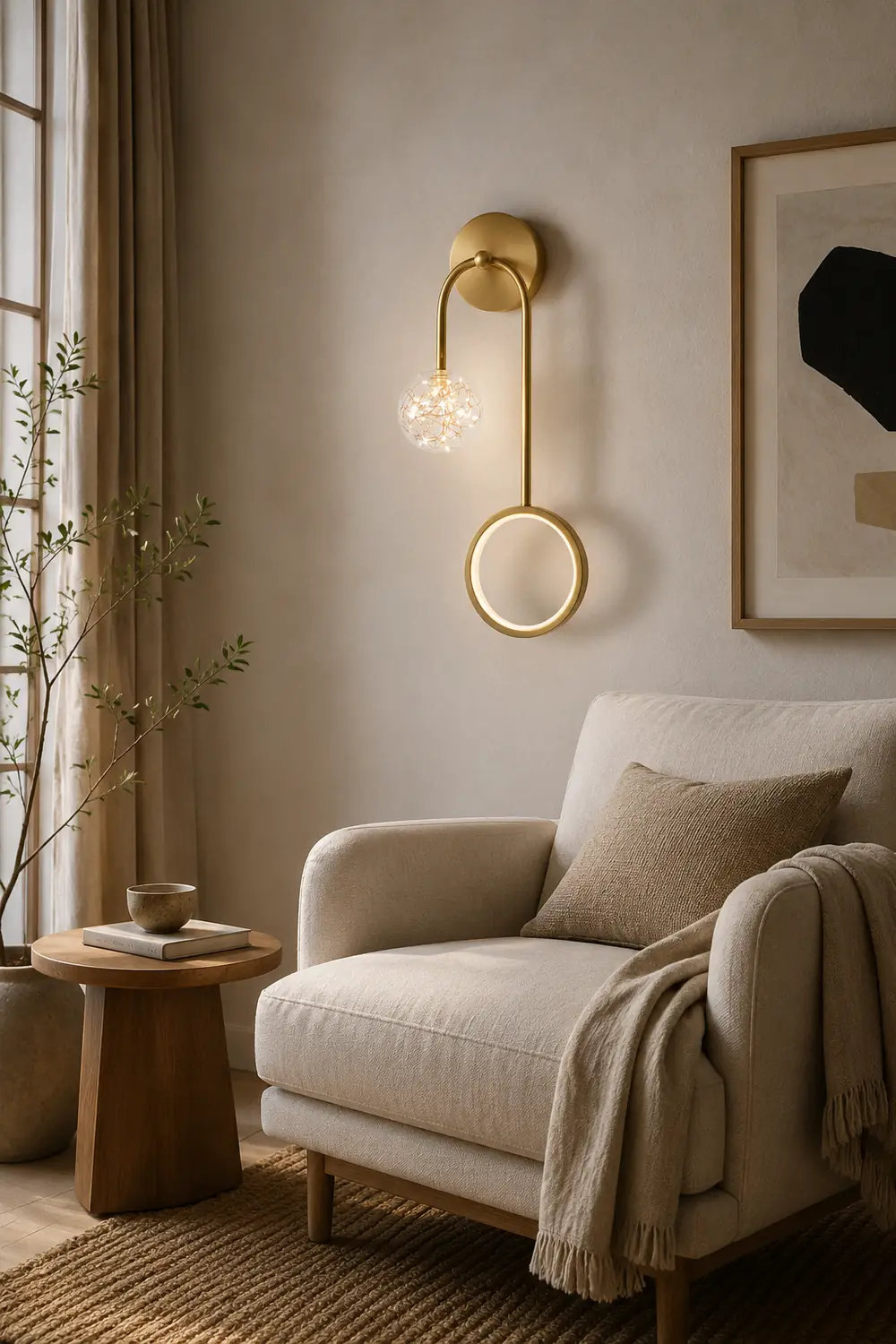Gypsophila Wall Lamp - Lumpaz