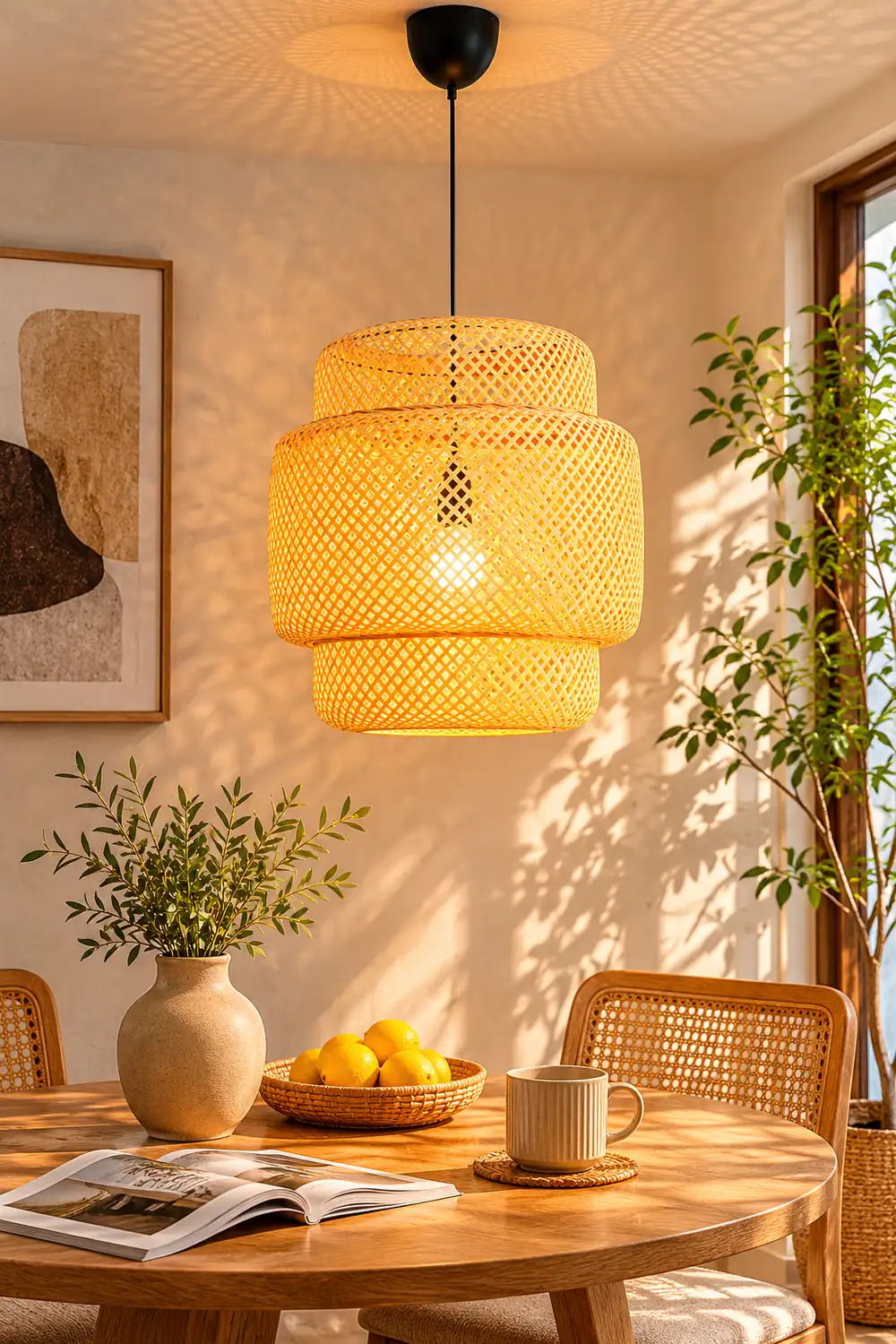 Bamboo Pendant Lamp - Lumpaz