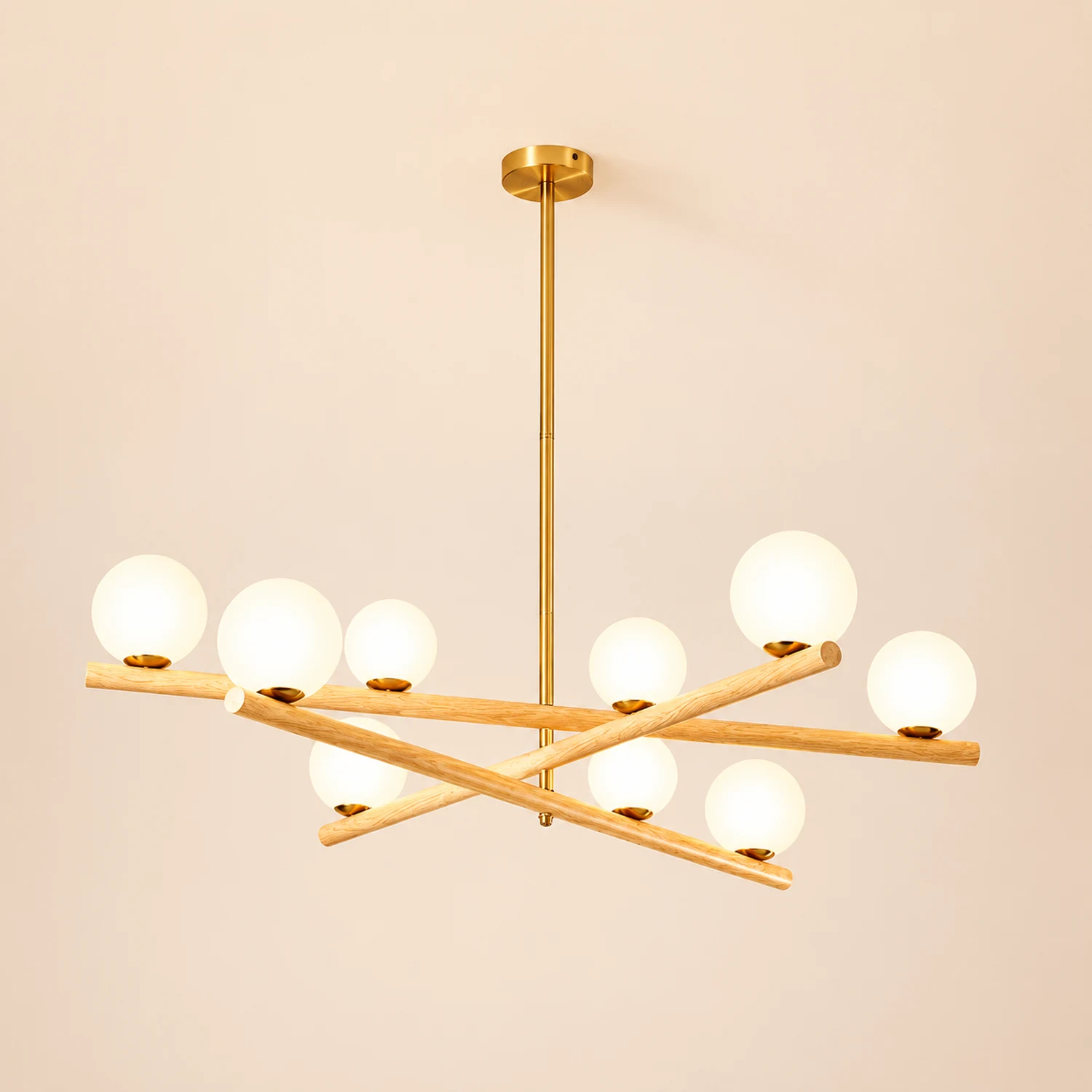 Line Ball Chandelier - Lumpaz