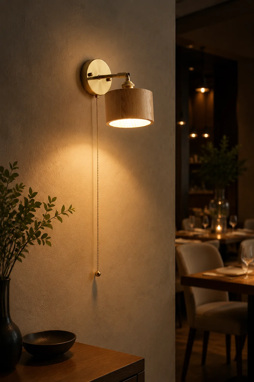 Rotatable Wooden Wall Lamp - Lumpaz