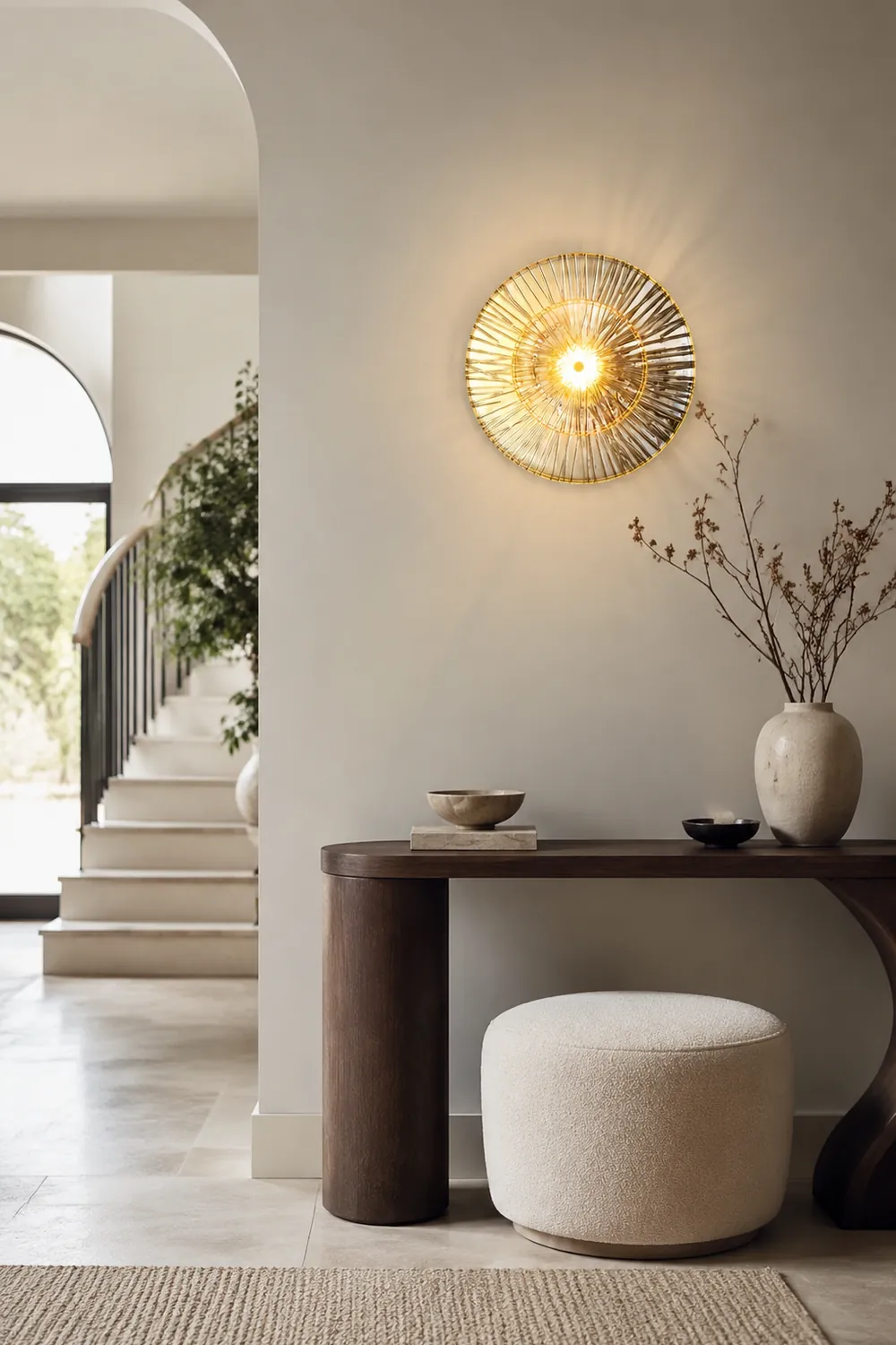 Round Crystal Wall Lamp - Lumpaz