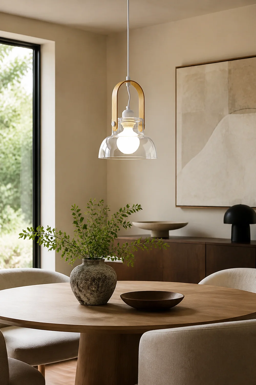 Skandi Glass Pendant Lamp - Lumpaz