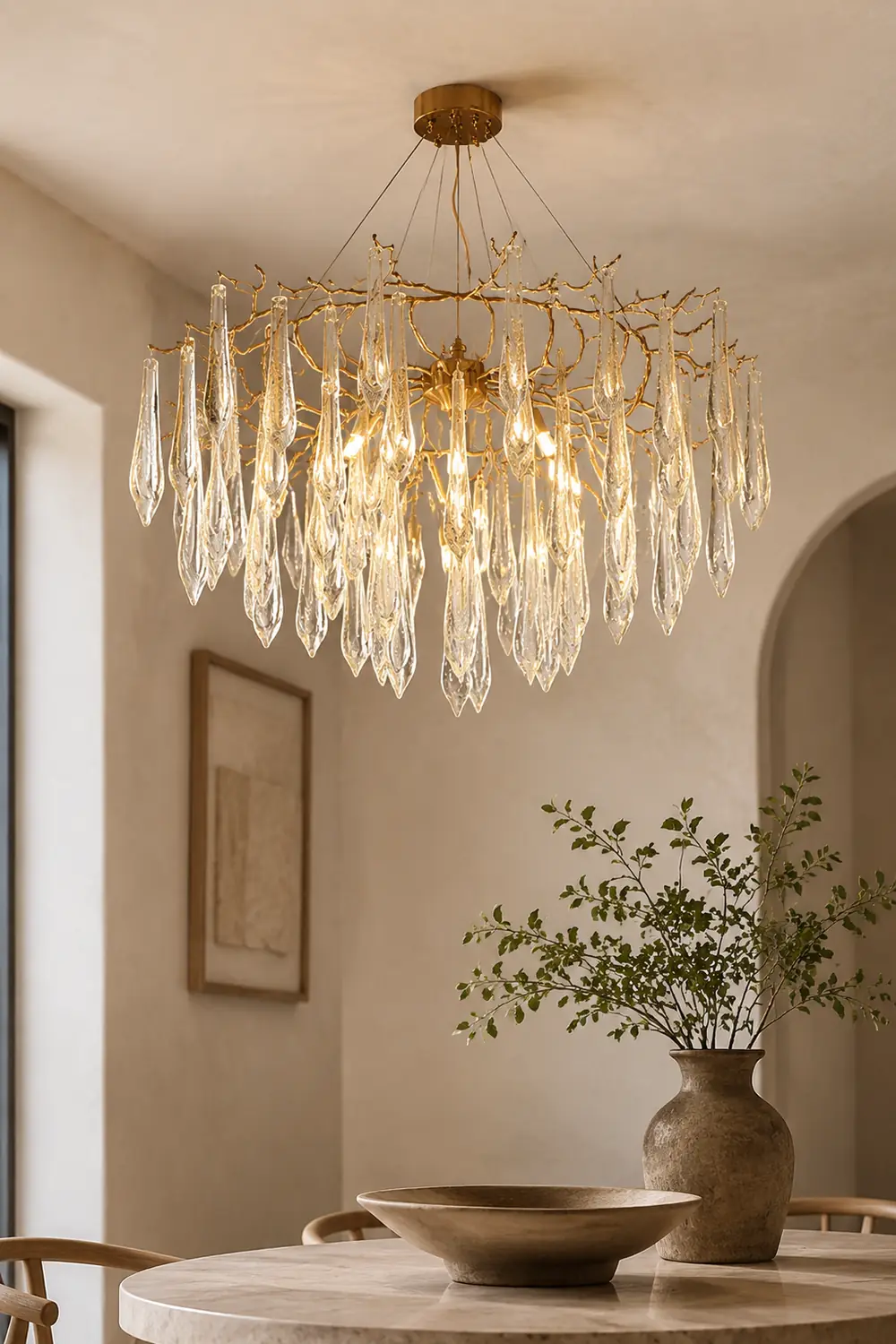 Branchs Brass Chandelier - Lumpaz