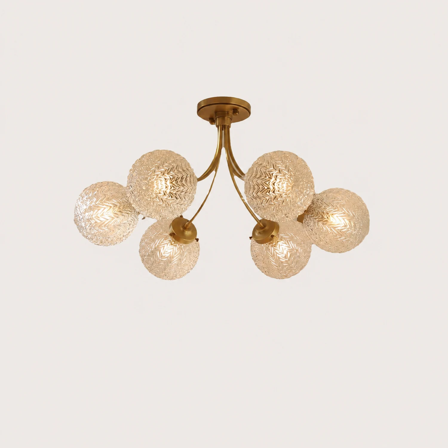 Retro Glass Ceiling Lamp - Lumpaz