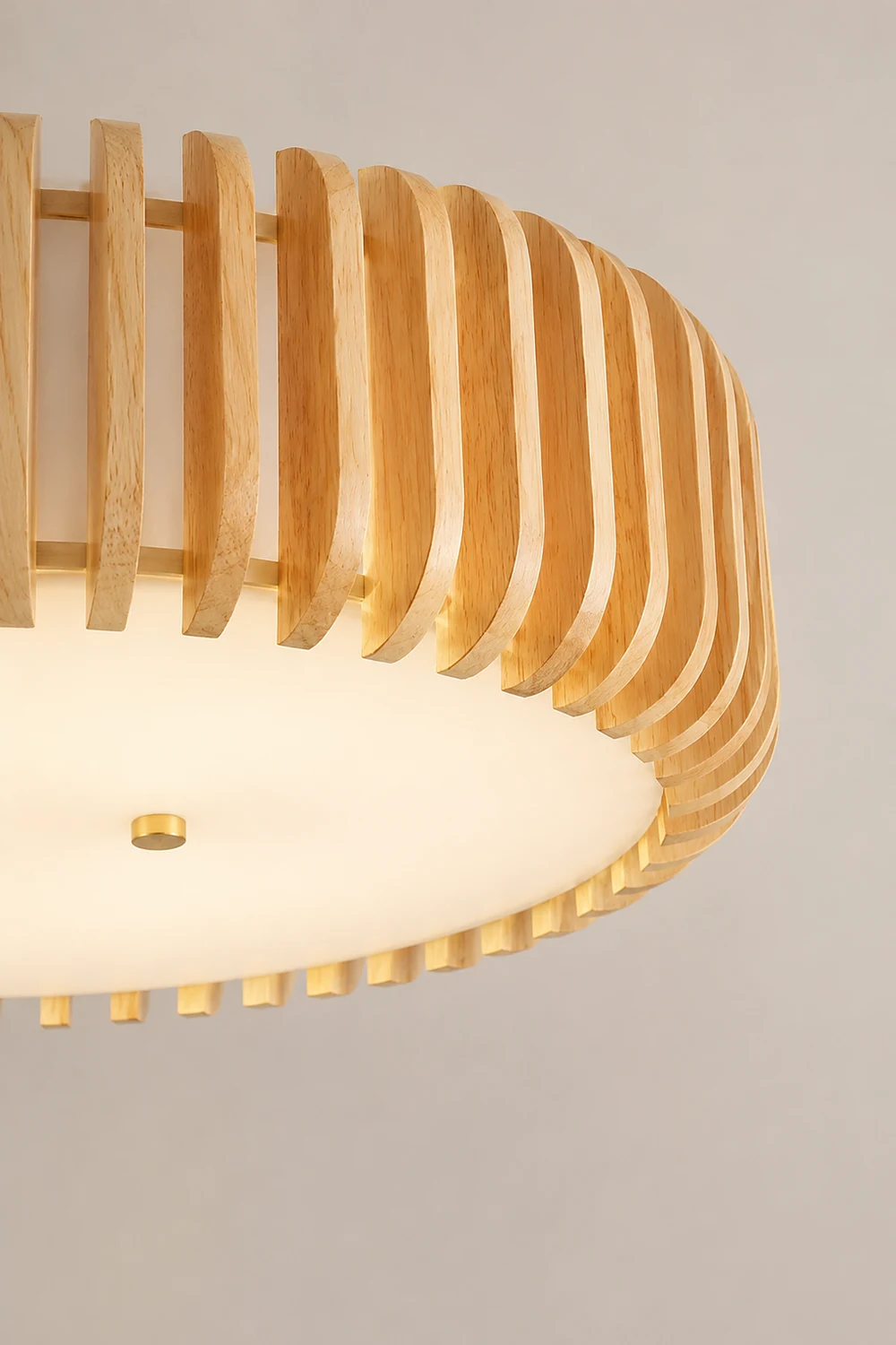 Wooden Drum Ceiling Lamp - Lumpaz