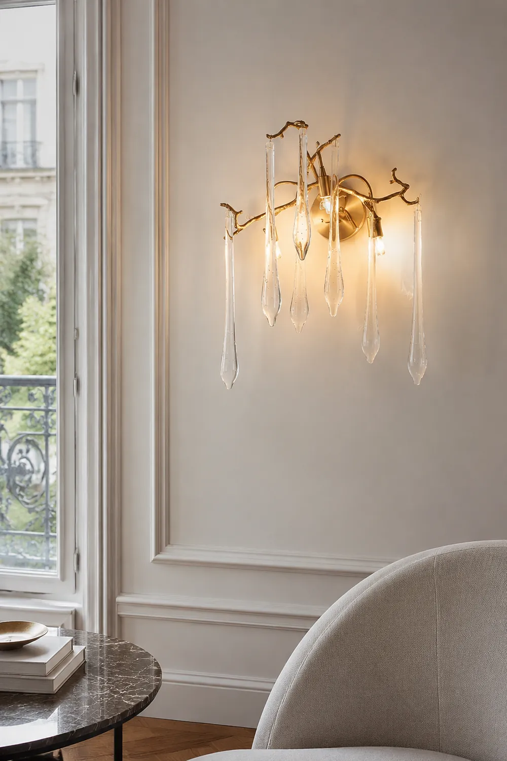Aqua Salix Wall Lamp - Lumpaz