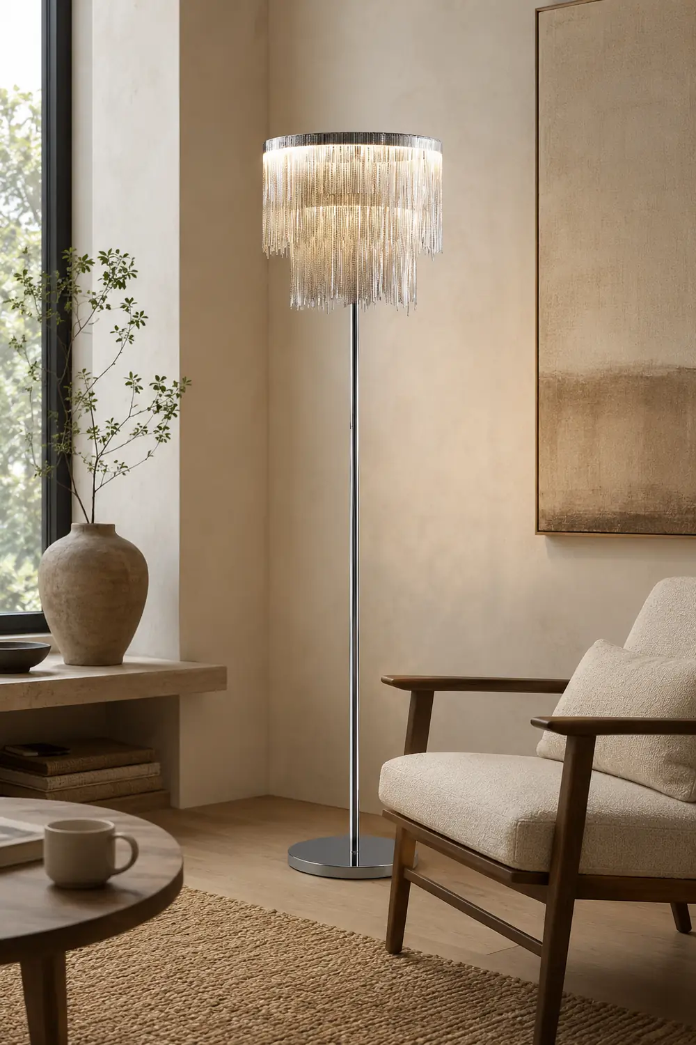Cadena Tassel Floor Lamp - Lumpaz