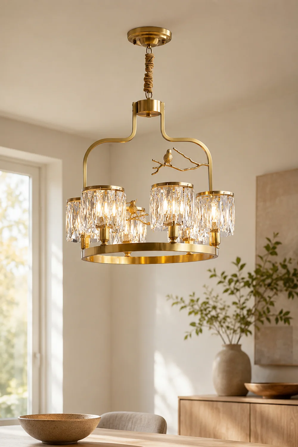 Crystal Bird Chandelier - Lumpaz