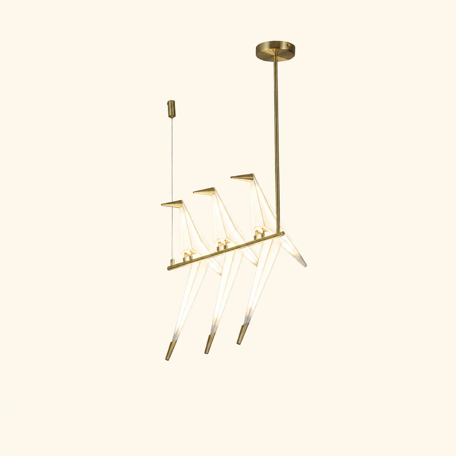 Perching Bird Chandelier - Lumpaz