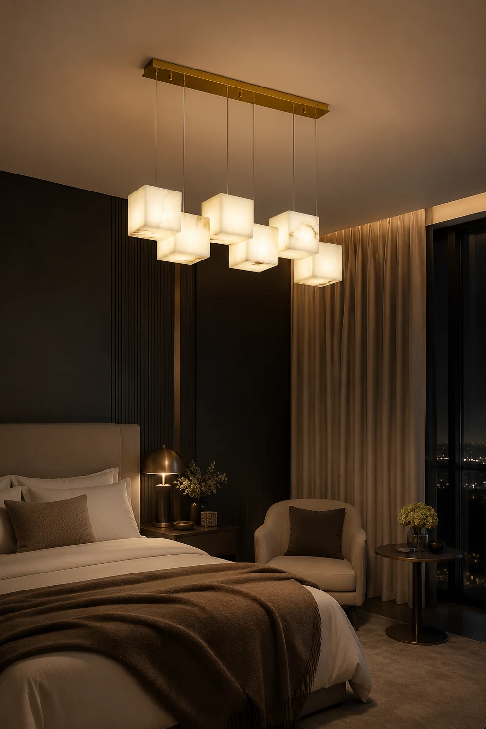 Marble Box Chandelier - Lumpaz