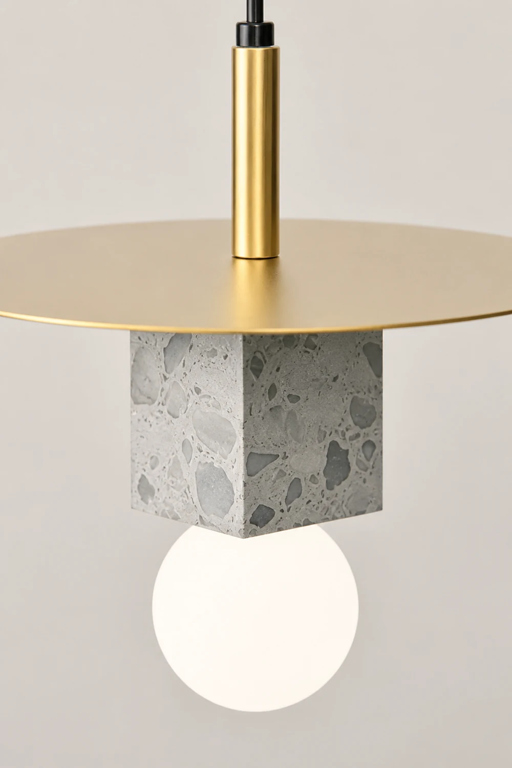 Stone Square Pendant Lamp - Lumpaz