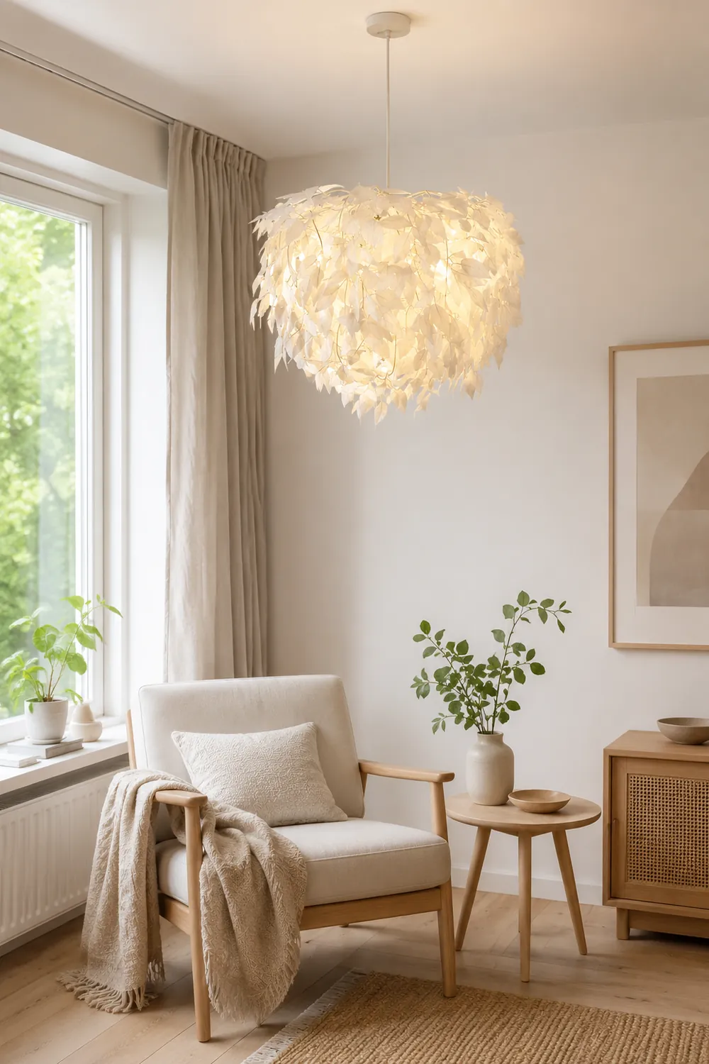 Plastic Leaves Pendant Lamp - Lumpaz