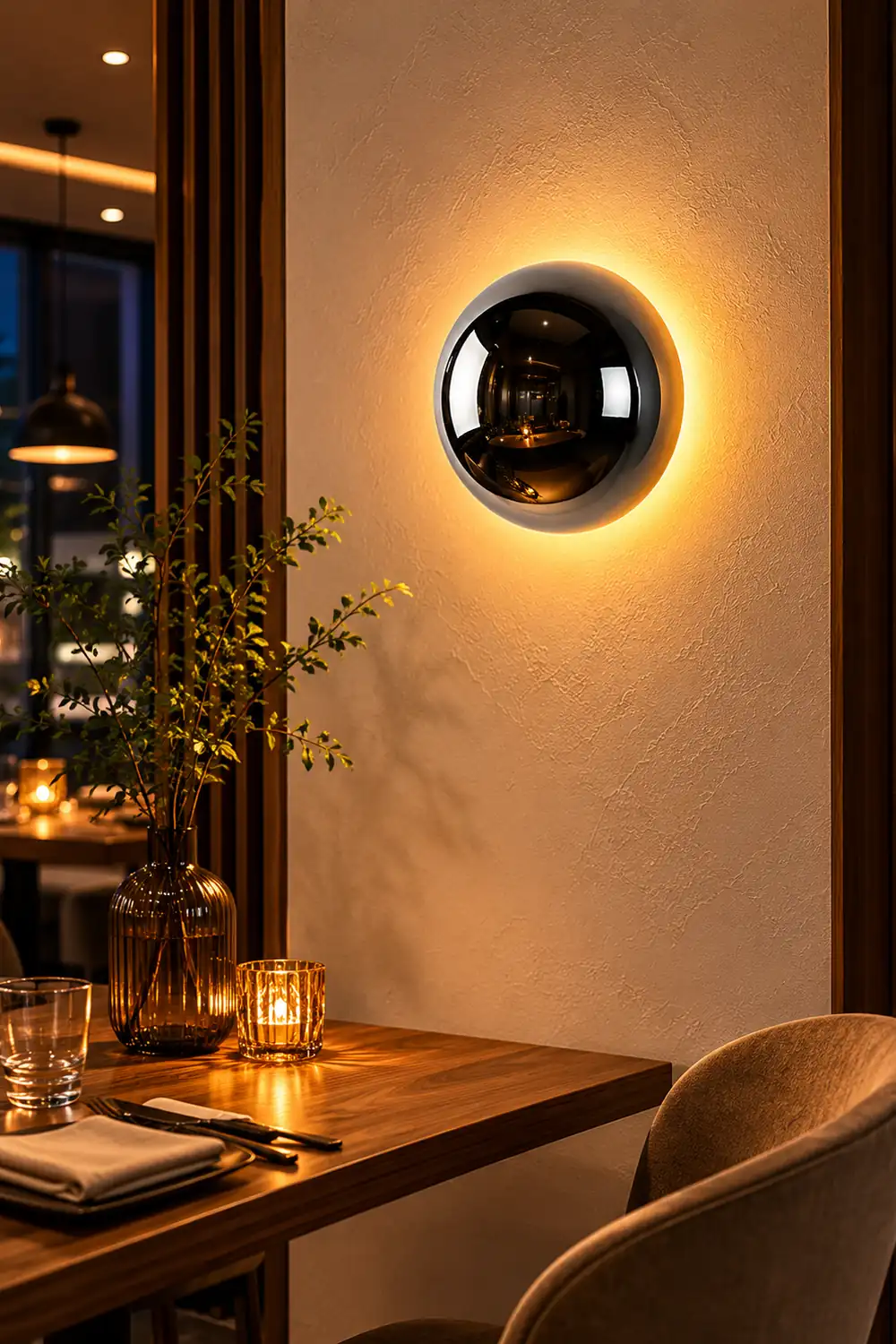 Round Metal Wall Lamp - Lumpaz
