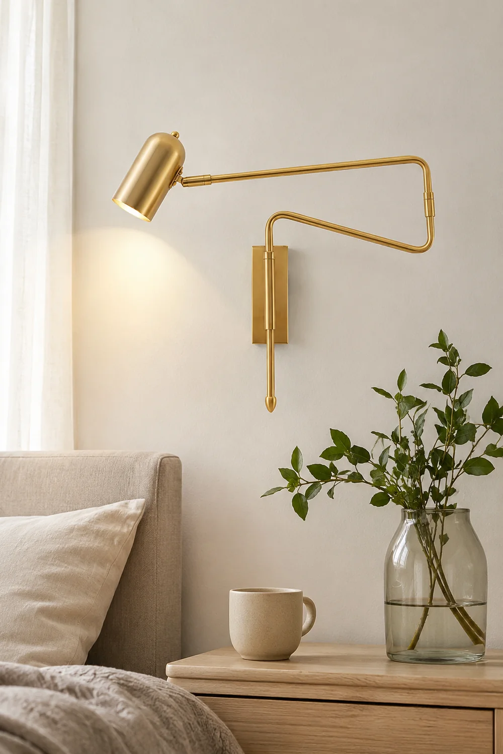 Long Arm Rotating Wall Lamp - Lumpaz