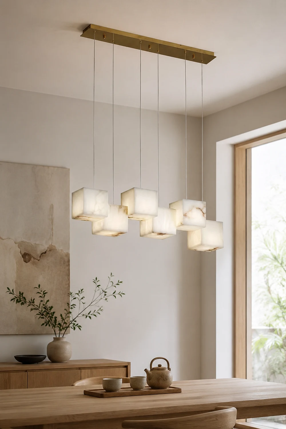 Marble Box Chandelier - Lumpaz