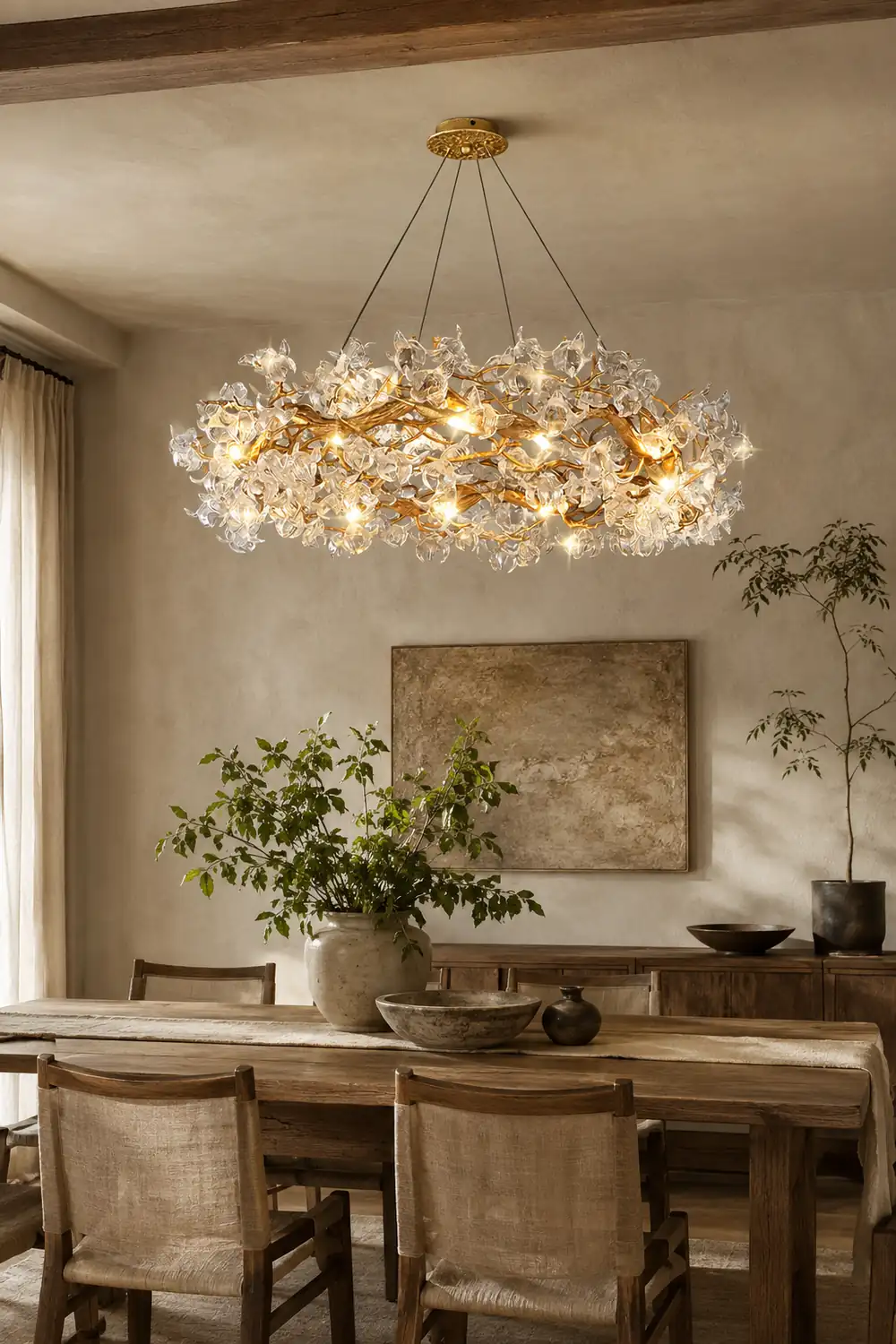 Hibiscus Flower Chandelier - Lumpaz