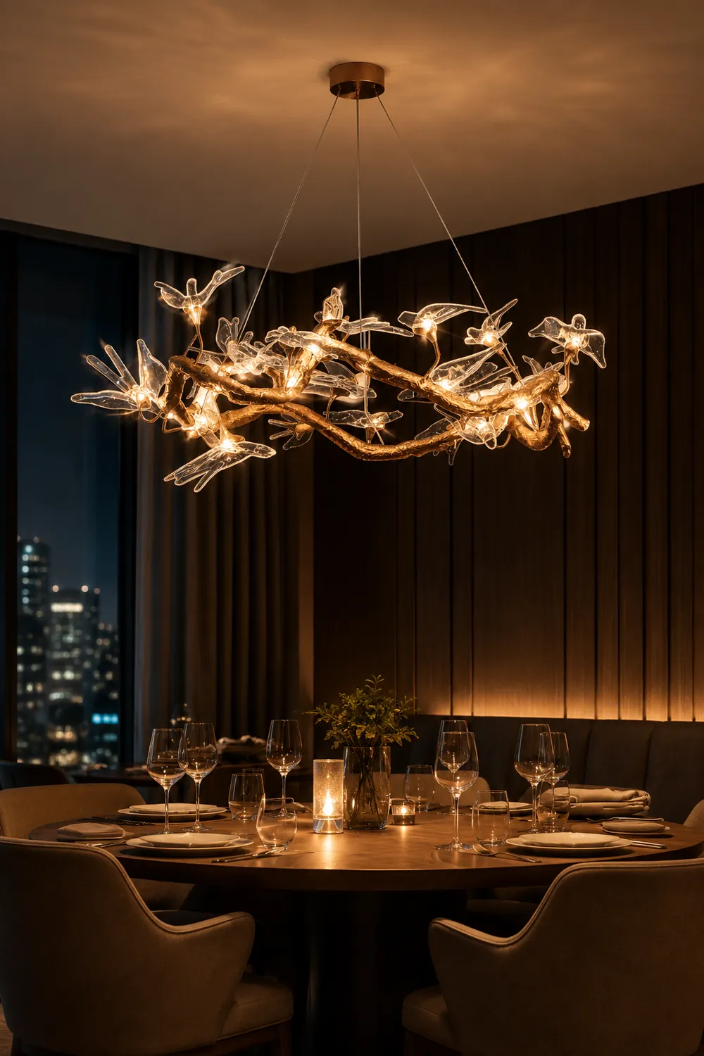 Swallow Chandelier - Lumpaz