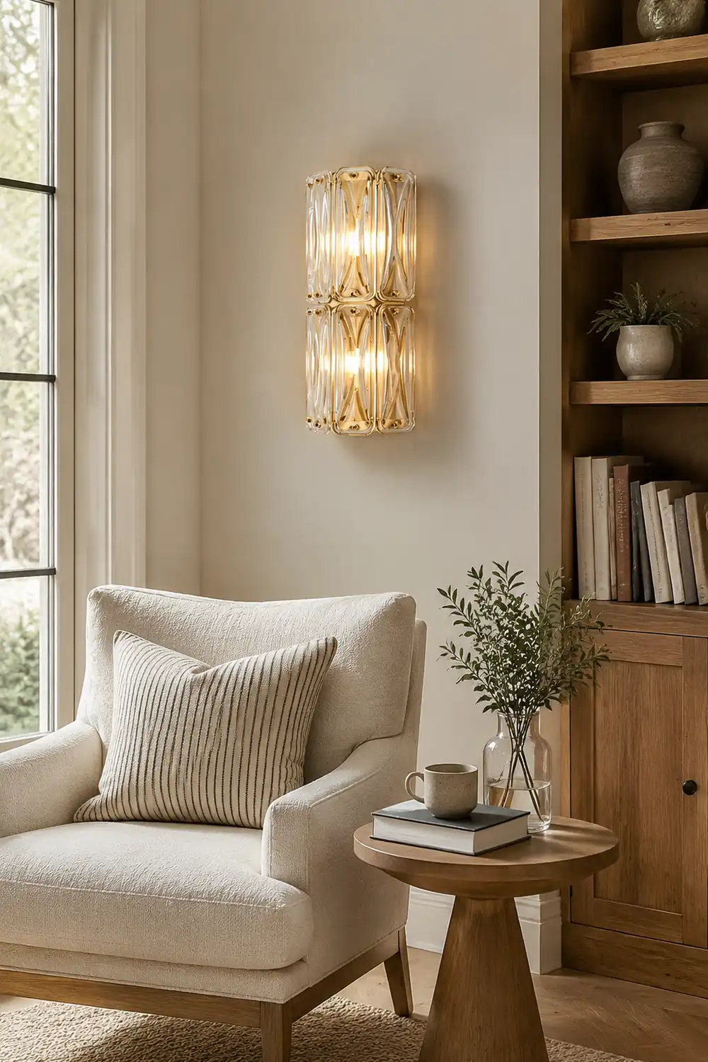Triangular Glass Wall Light - Lumpaz