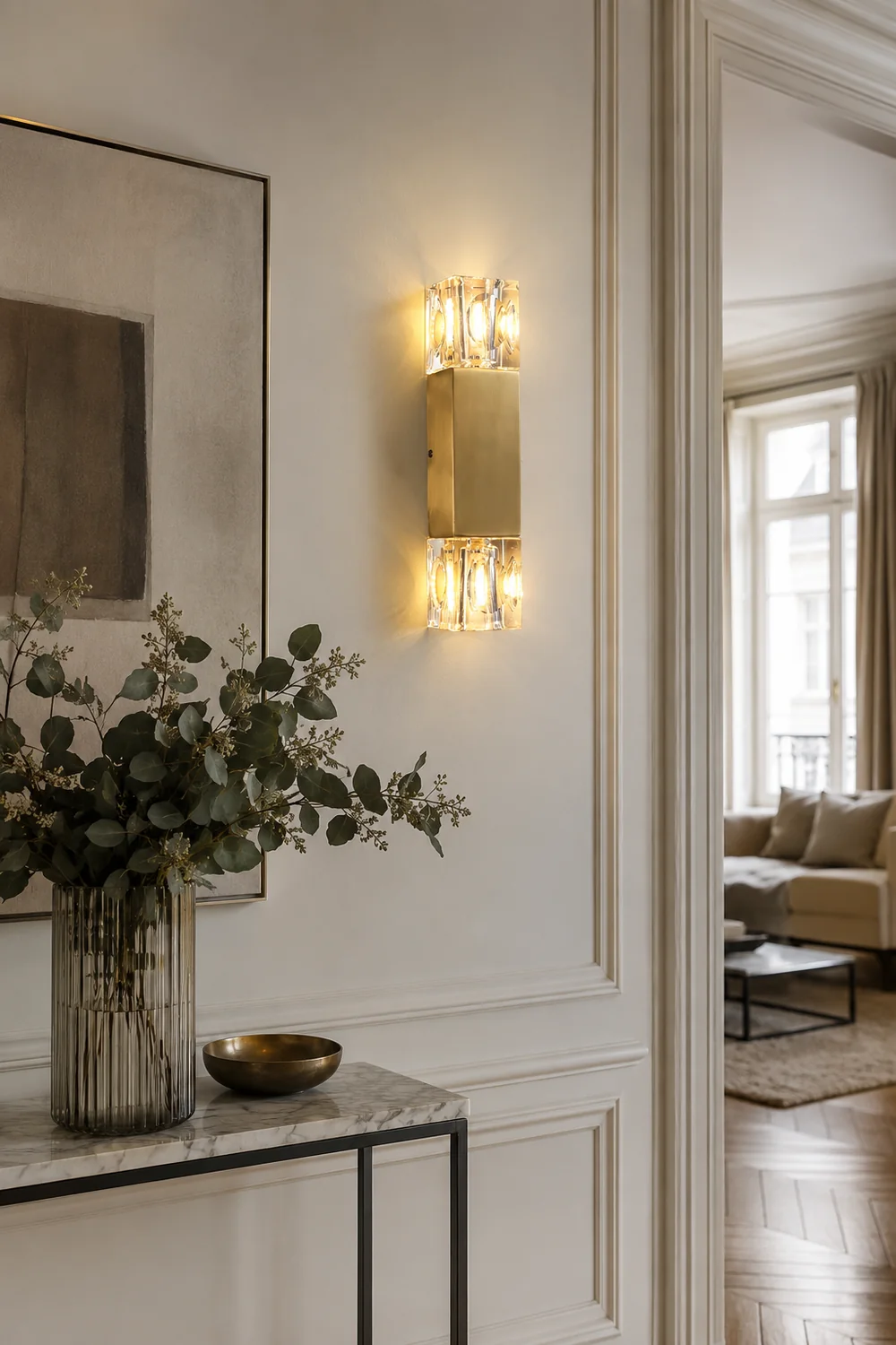 Rectangle Crystal Wall Lamp - Lumpaz