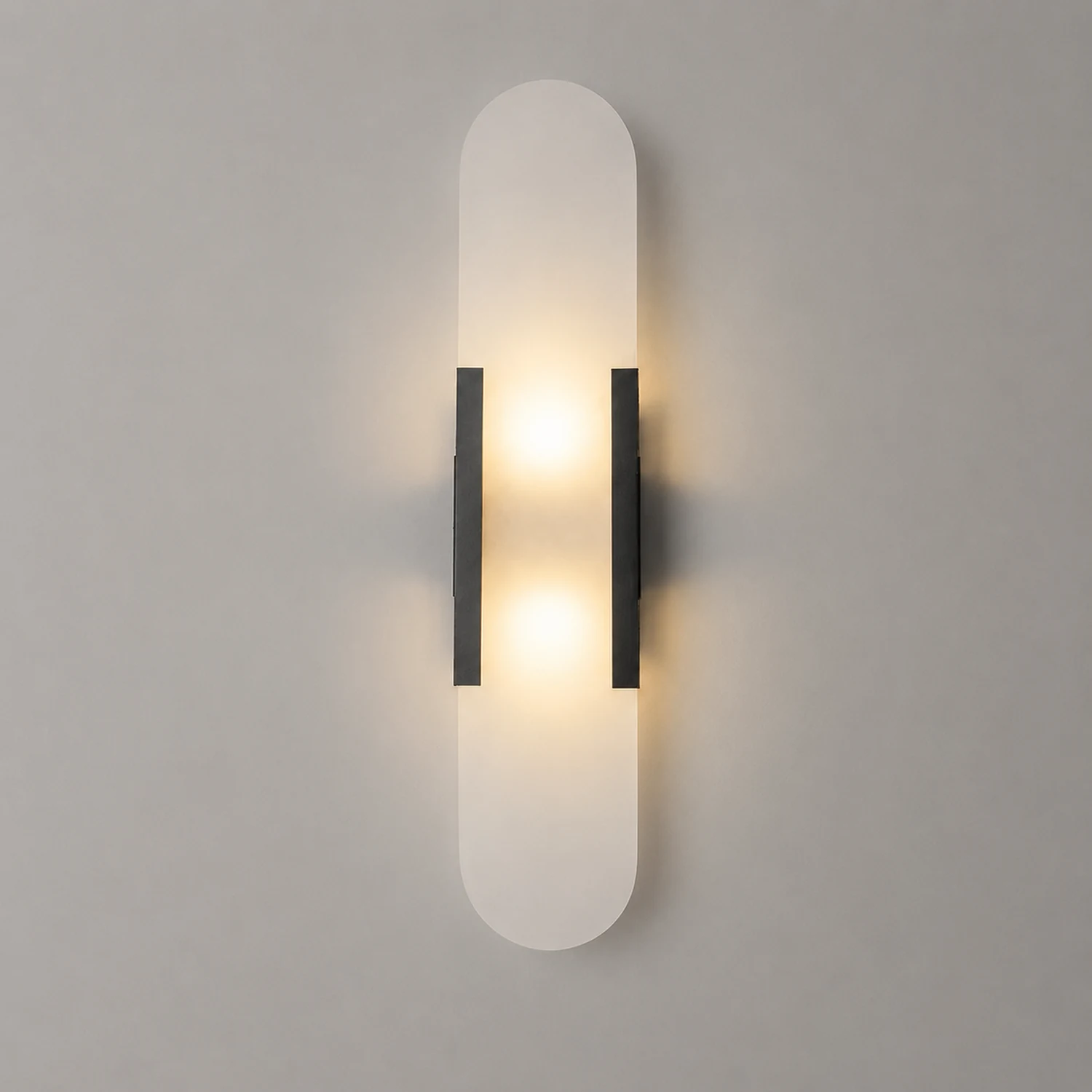 Geometric Harmony Alabaster Wall Lamp - Lumpaz