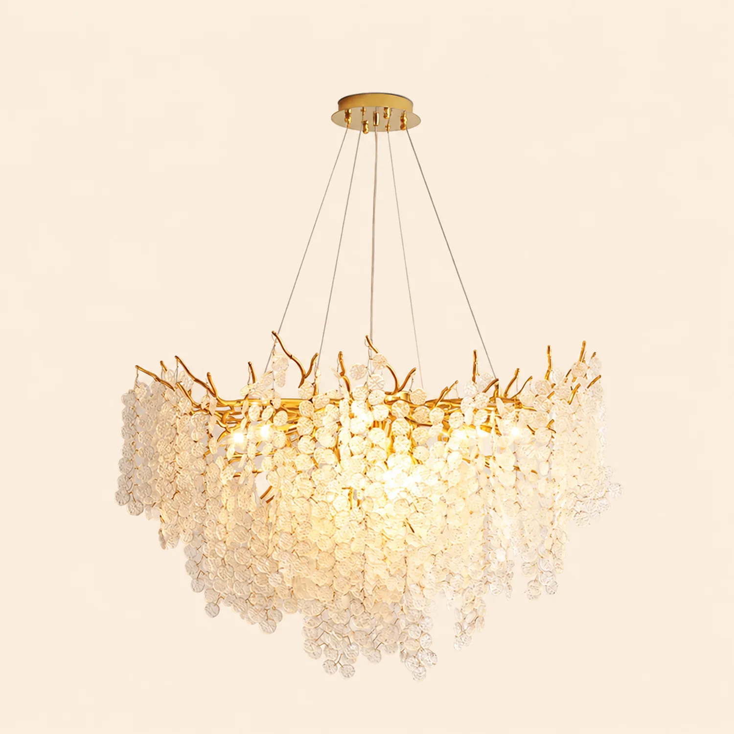 Shiro Noda Glass Chandeliers - Lumpaz