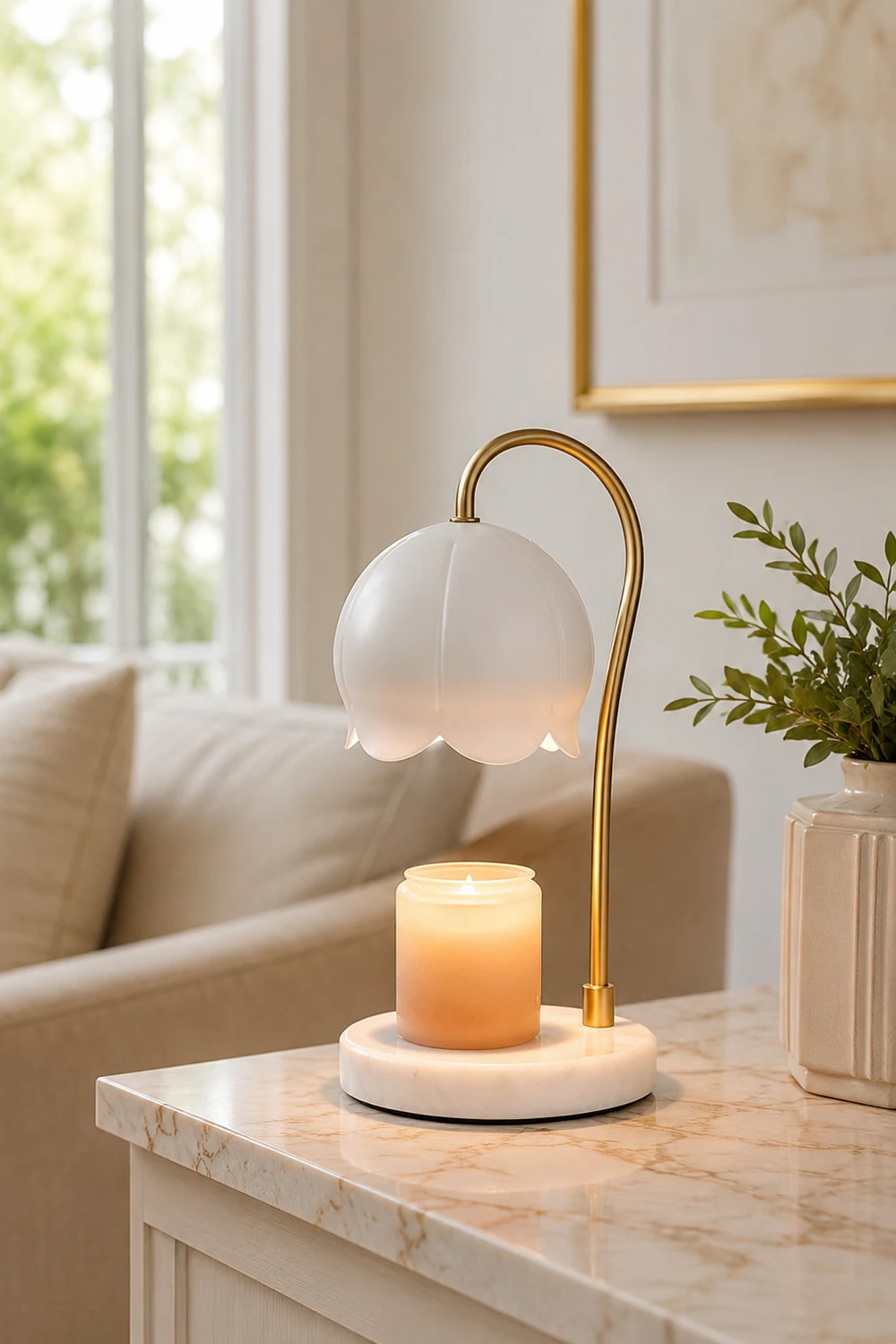 Flower Candle Warmer Lamp - Lumpaz
