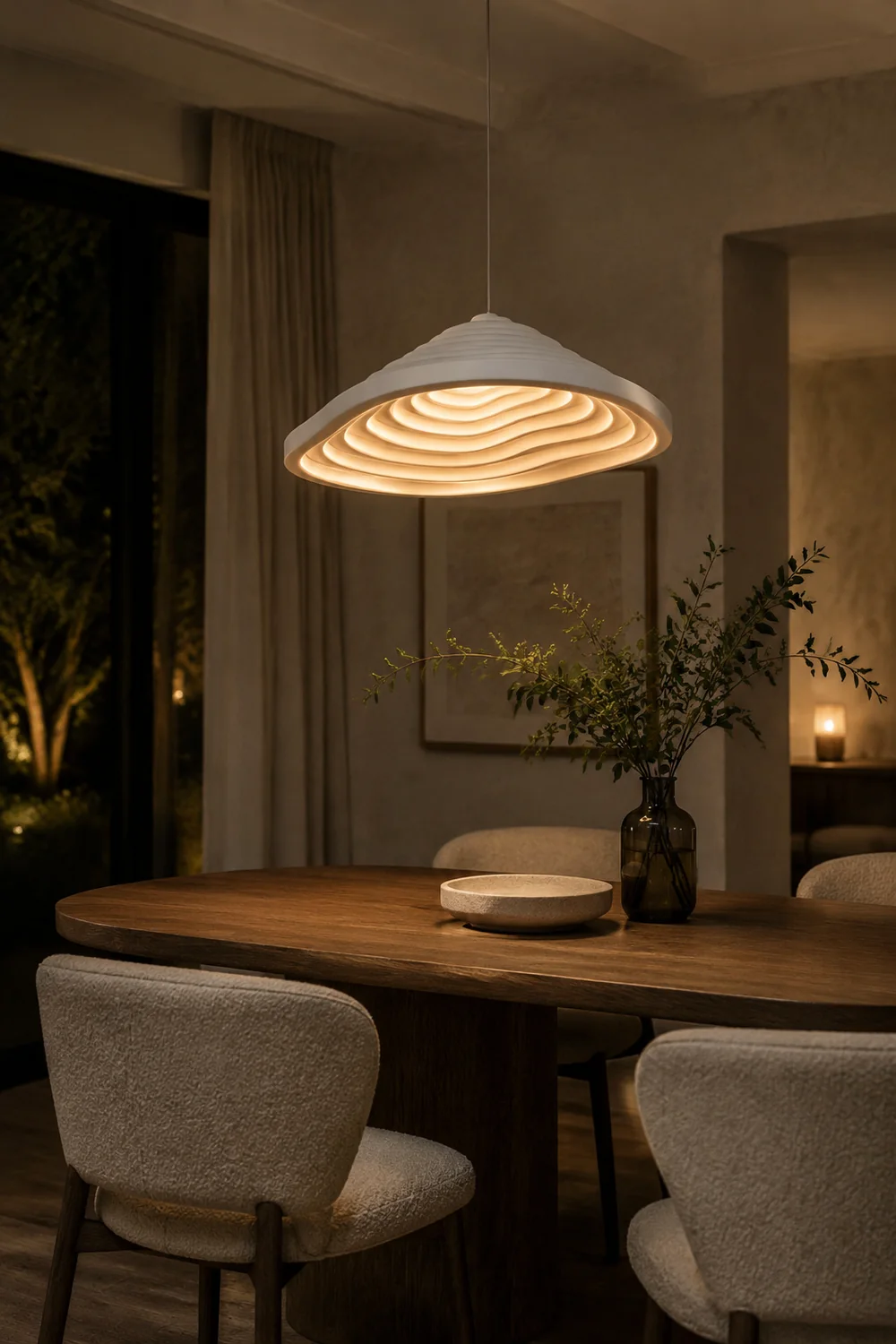Rice Field Acoustic Pendant Lamp - Lumpaz