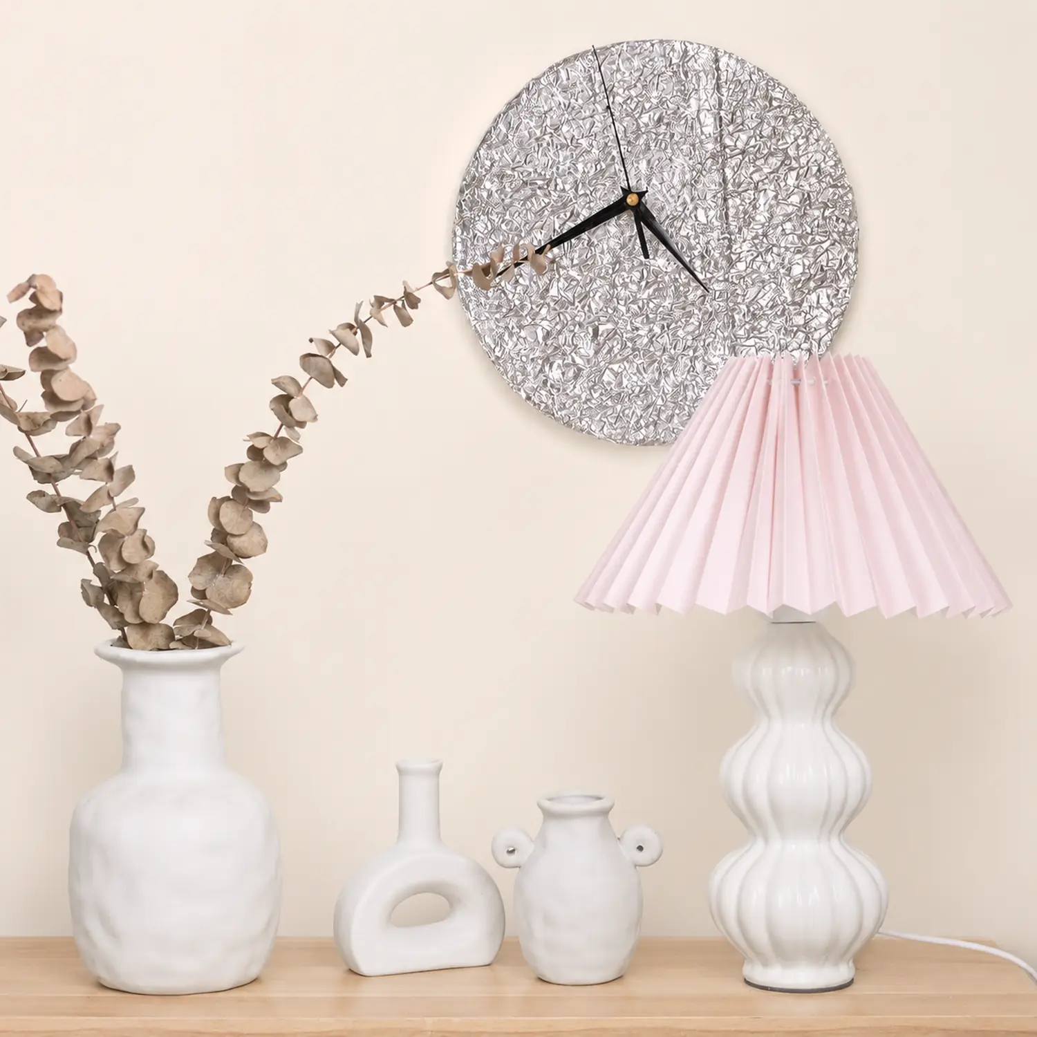 Luna Pleated Table Lamp - Lumpaz